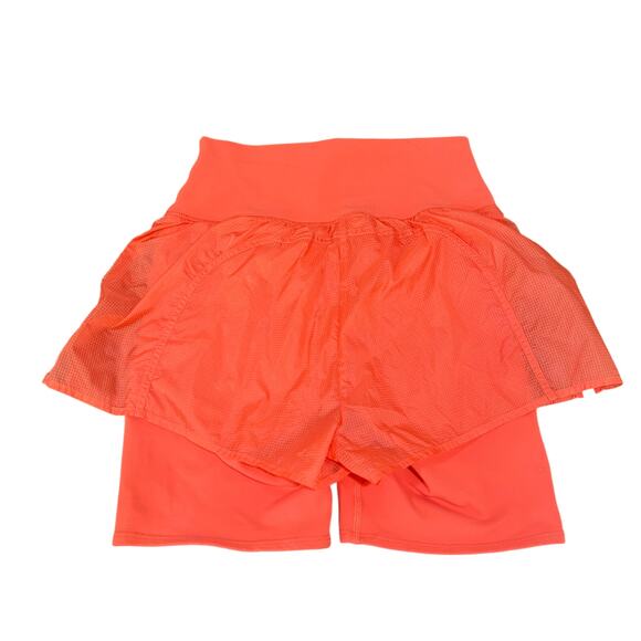 ALO Yoga High-Waist Circuit Shorts Double Vision Bike Athletic Sz XS - Picture 3 of 8
